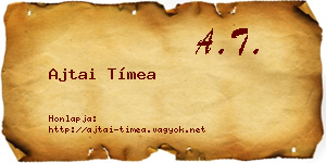 Ajtai Tímea névjegykártya